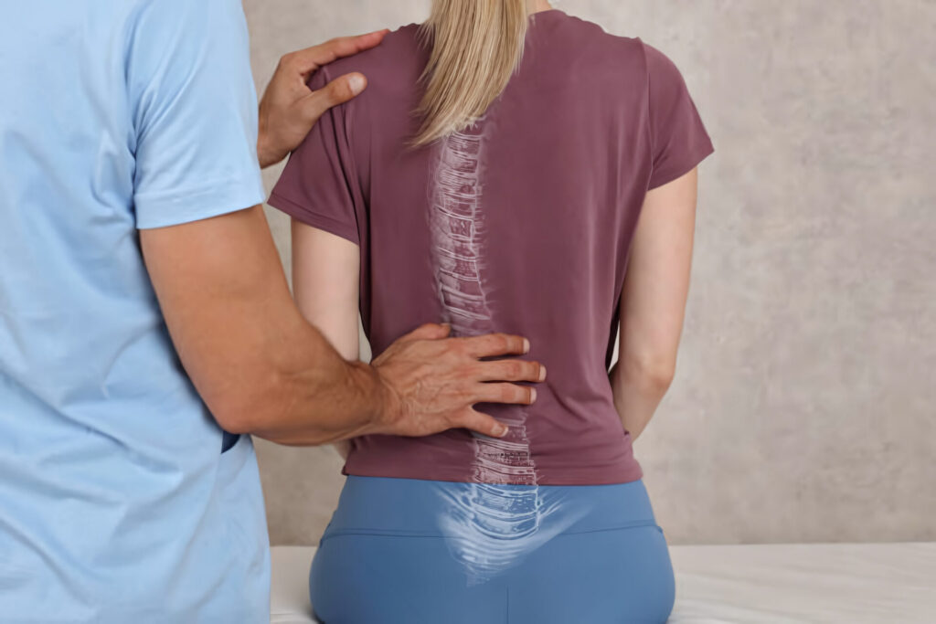 Misaligned spine